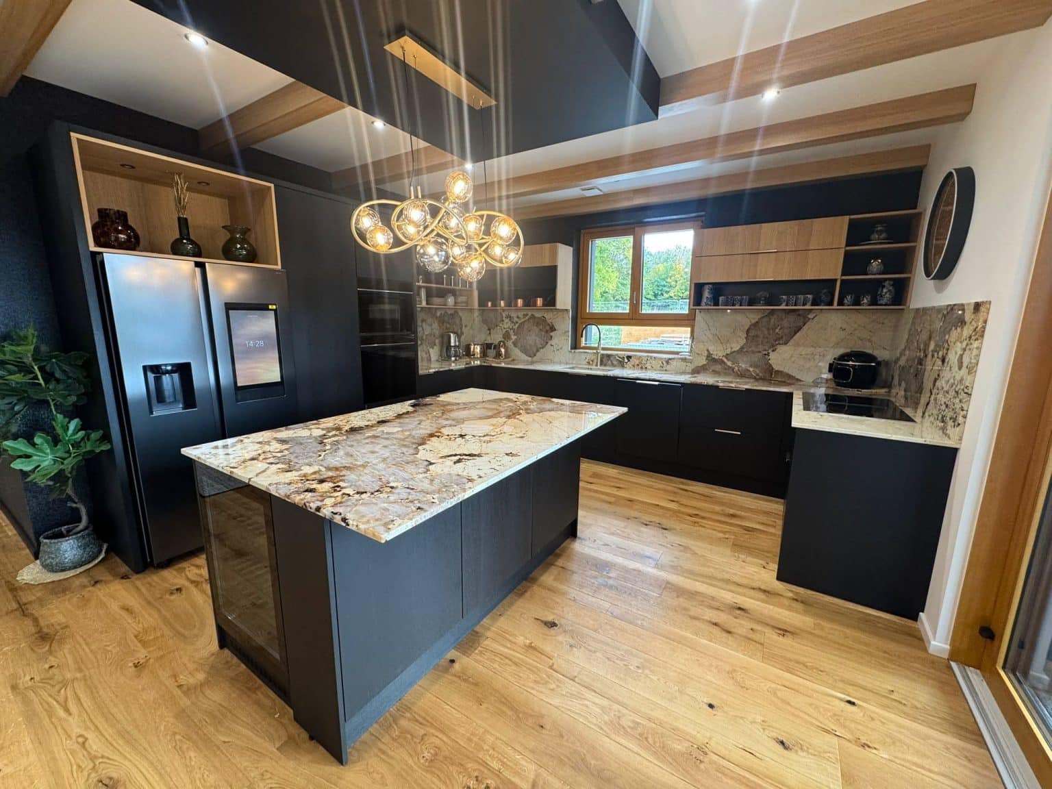 Cuisine sur mesure en granit Patagonia